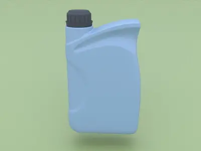 motor oil  mockup 3D model