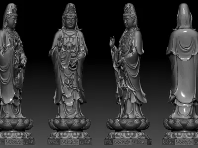 Guanyin  3D print model