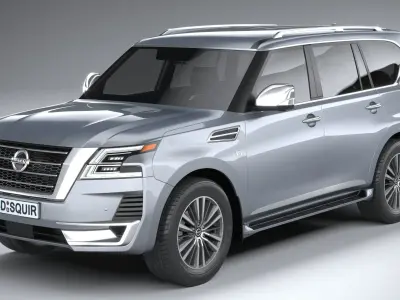 Nissan Patrol 2021 3D model