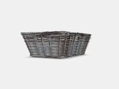 BYHOLMA Panier Low-poly 3D model