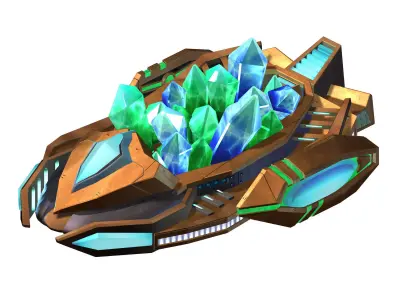 Heterogeneous-maglev transport vehicle 3D model