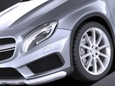 Mercedes-Benz GLA AMG 2015 VRAY 3D model