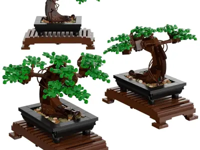 Lego Creator - 10281 Bonsai Tree 3D model