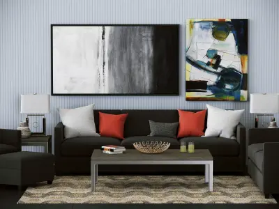 Crate and Barrel Dryden Collection 3D model