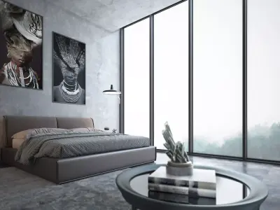 ROOM 1618 Low-poly 3D model