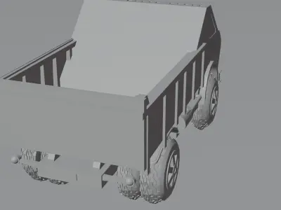 Truck dump 3D model buy