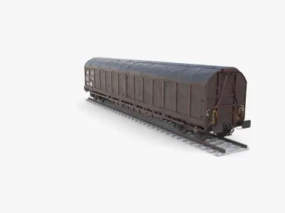 CFR Habis Sliding Door Wagon 339 Rail Car v1 3D model