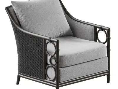 McGuire Lounge Chair MCA81 3D model
