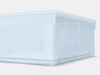 BLADDRARE Box with lid 3D model