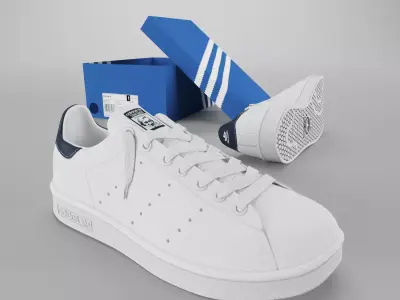Sneakers adidas stan smith 3D model