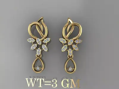 FASION EARING 3D model get