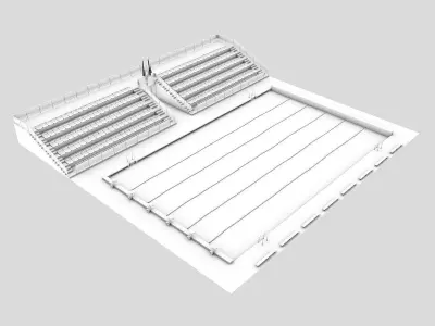 Arena pool 3D model