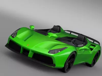 Ferrari 488 Speedster 2016 3D model
