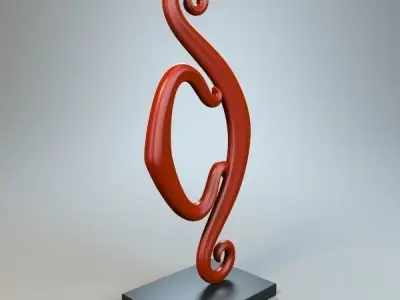 Abstract Figure 3D model 19