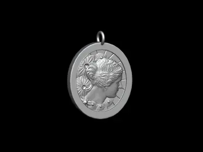 Aphrodite Pendant 3D print model