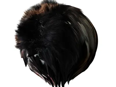 Grand Bleu De Gascogne Dog Low-poly 3D model