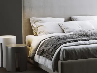 Meridiani Bardo Due Scandinavian Set 3D model