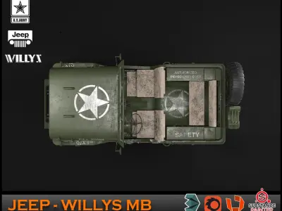 Jeep - Willys MB 3D model