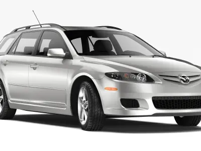 Mazda 6 Sport Wagon 2004 3D model