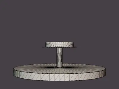 Asteria Up Lamp Low-poly 3D model