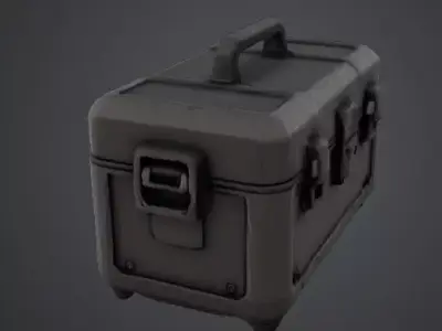 Futuristic Weapon Crate  Game Ready 3D Model  3D model