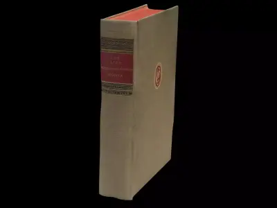 Photo Scan- Antique Book- The Illiad- Low poly 3D model Low-poly 3D model