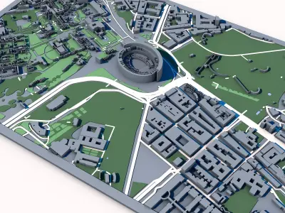 Colosseum Rome Roman Amphitheater Monument 3D model