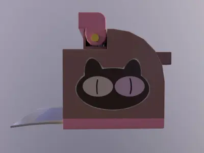 Polaroid Camera Free low-poly 3D model