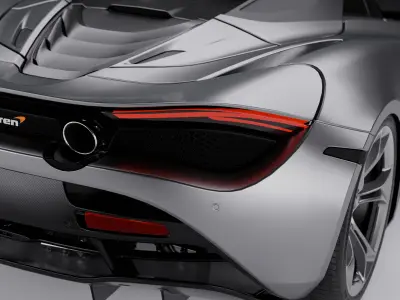 Mclaren 720s 3D Model 3D model