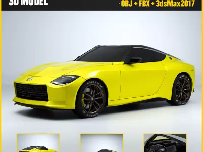 NISSAN Z Proto Concept 2020 Low-poly 3D model