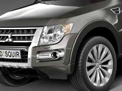 Mitsubishi Pajero Full 2015 3D model