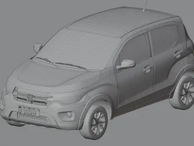 Fiat Mobi 3 Like 1 Flex 3D model