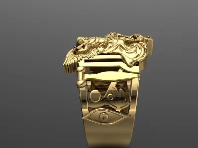 San miguel ring 3D print model