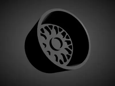 Fifteen52 Formula TR scalable and Printable rim 3D print model