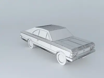 Chevrolet Opala ss 1976 Free 3D model