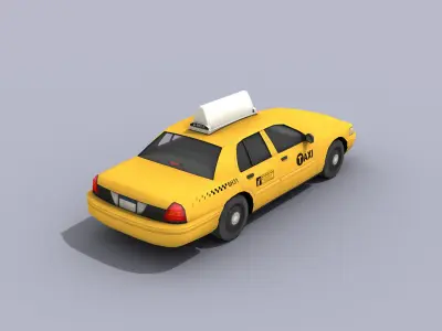 Cars Pack 01 Low-poly 3D model