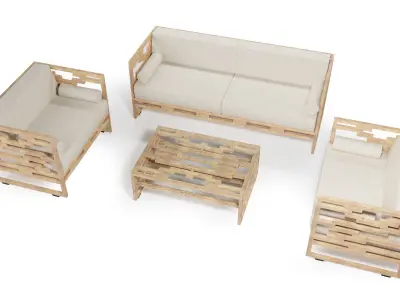 Garden sofas Free 3D model