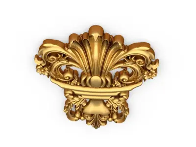 Classic decor ornament 07 3D print model