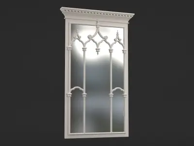 Classic Mirror Chelini Art 2132 3D model