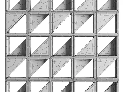 Austral Masonry Kite Breeze Blocks 3D model