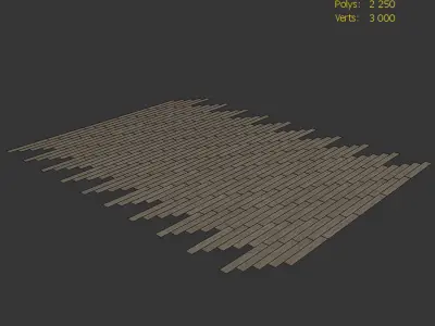 Wood Floor Oak Vespucci Wildwood 3D model