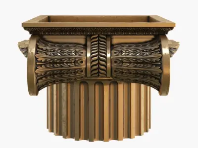 Classic capital model 3D model