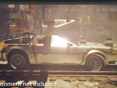 isShe - Kyber Car Low-poly 3D model