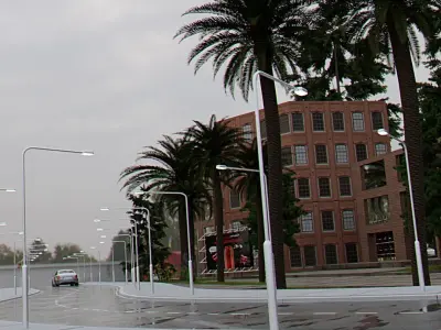 City and Street Urban 12 3D model