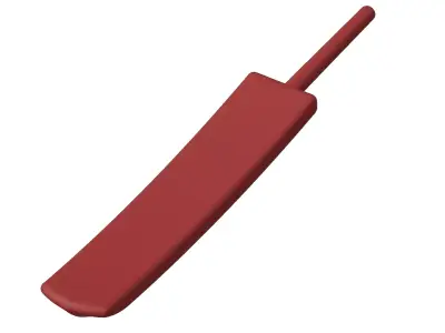 Plastic Cricket Bat Toy 3D model