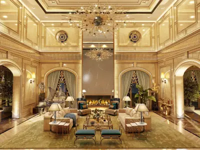  Art Deco Wall paneling 3D model