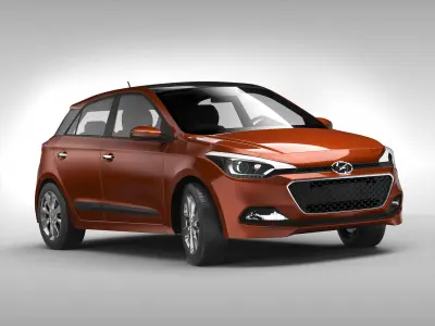 Hyundai i20 2015 3D model