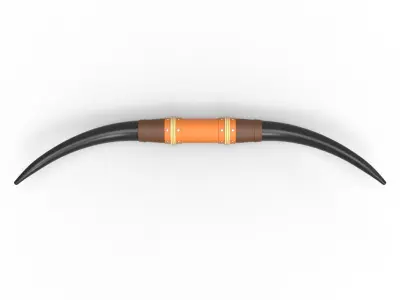 Bull horns for car ot truck Scale 1 to 25 3D print model