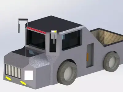 Truck 3D model 10
