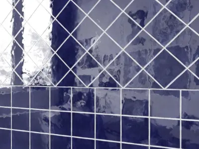 ARANDA 13X13 - Revestimiento Pasta Roja Efecto  3D model